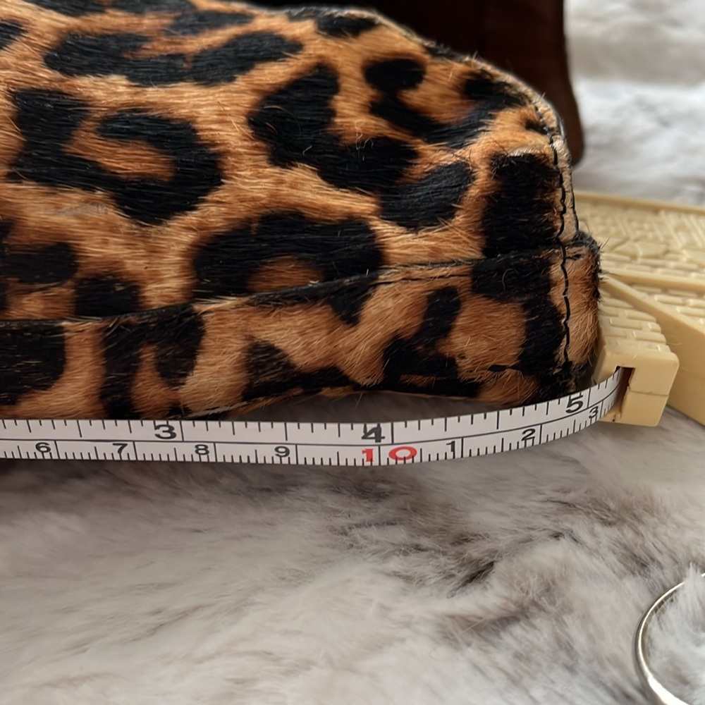 Franco Sarto Leopard Leather ankle Boots - Picture 12 of 12